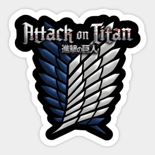 Attack on Titan Wings of Freedom Emblem Sticker